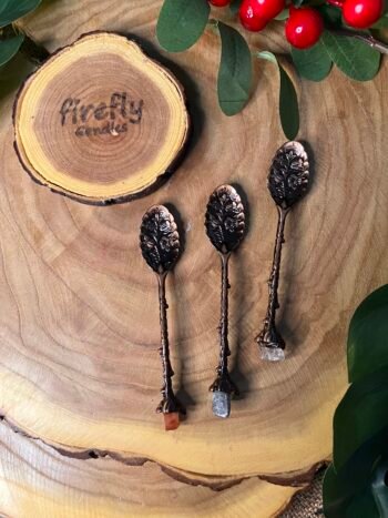 Vintage Crystal Spoon – 1pcs