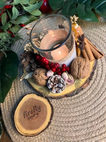 Golden Harvest Light – Handcrafted Natural Decor